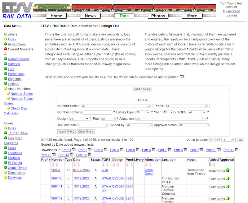 2.3.2.6 Listings list with rejected item not shown screenshot